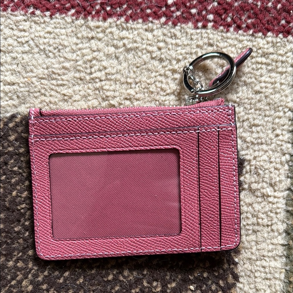 Coach Pink Card Holder - Picture 3 of 5